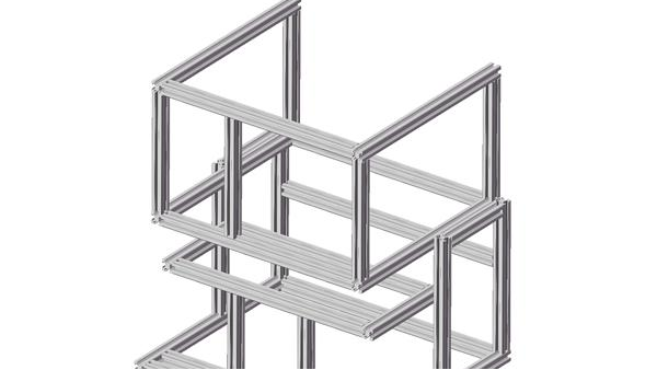鋁型材機(jī)器設(shè)備機(jī)架圖紙?jiān)O(shè)計(jì)要多久？