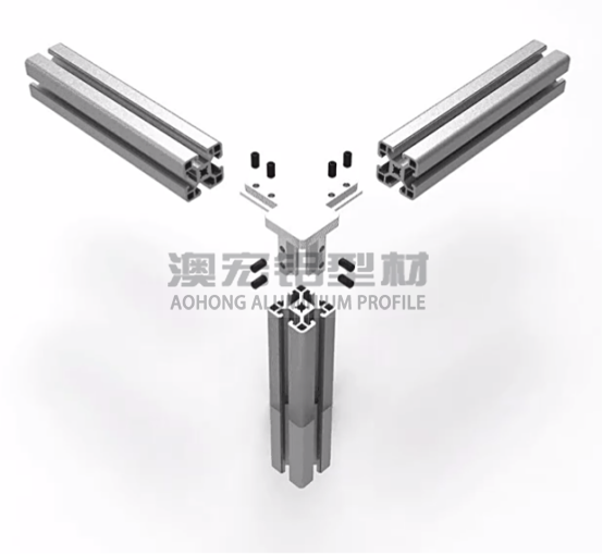 鋁型材配件 使用在正方形型材，30鋁型材或40鋁型材框架中，兩根橫向型材減去30、40mm，立柱減去一定的厚度距離，搭配頂絲擰緊固定。<br />
	<p>
		        澳宏鋁業(yè)是鋁型材廠家，專注鋁型材定制，其鋁型材型號(hào)和鋁型材配件齊全，想了解更多鋁型材連接方式，歡迎電詢：13381909160。
	</p>
	<p>
		<br />
	</p>
	<p>
		<br />
	</p>
	<p>
		<br />
	</p>
<div style=